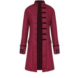 Retro Vintage Tailcoat Jacket Goth Steampunk Gothic Victorian Frock Coat